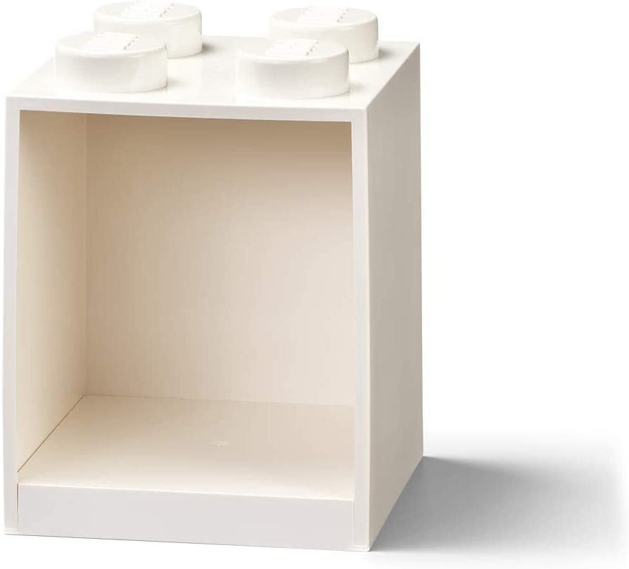 Room Copenhagen Lego Regal Brick   Shelf 41141735  White  Opbevaringskasse Geekd Dk