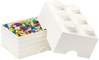 Room Copenhagen Lego Storage Brick   White Lego Kasse Geekd Dk
