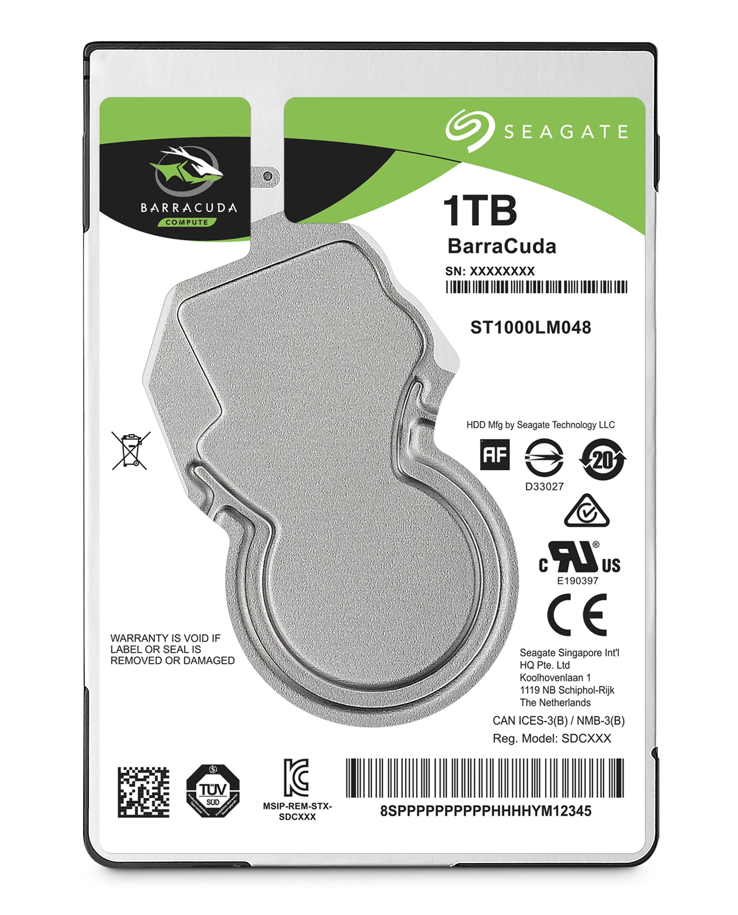 Seagate Guardian Barracuda Harddisk St1000lm048 1tb     Sata-600 5400rpm Hdd Geekd Dk