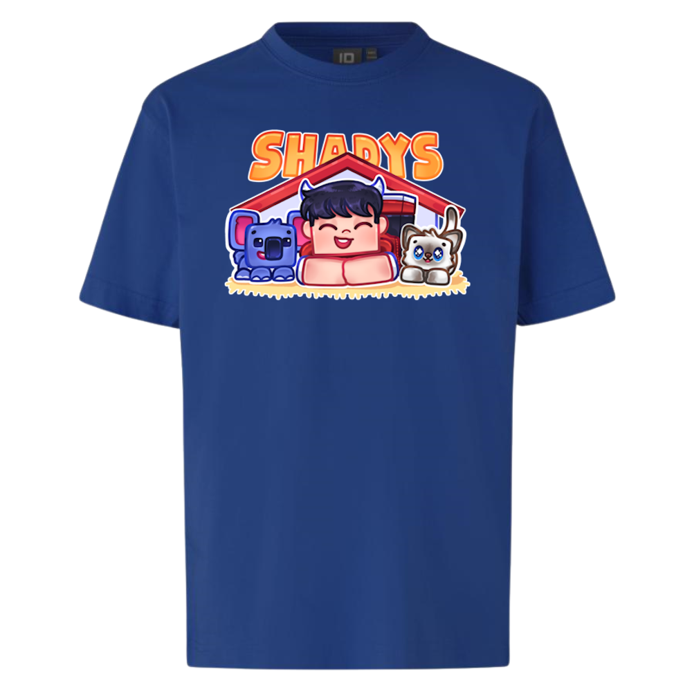 Shadys Kæledyr Tee Blå  -shirt Geekd Dk