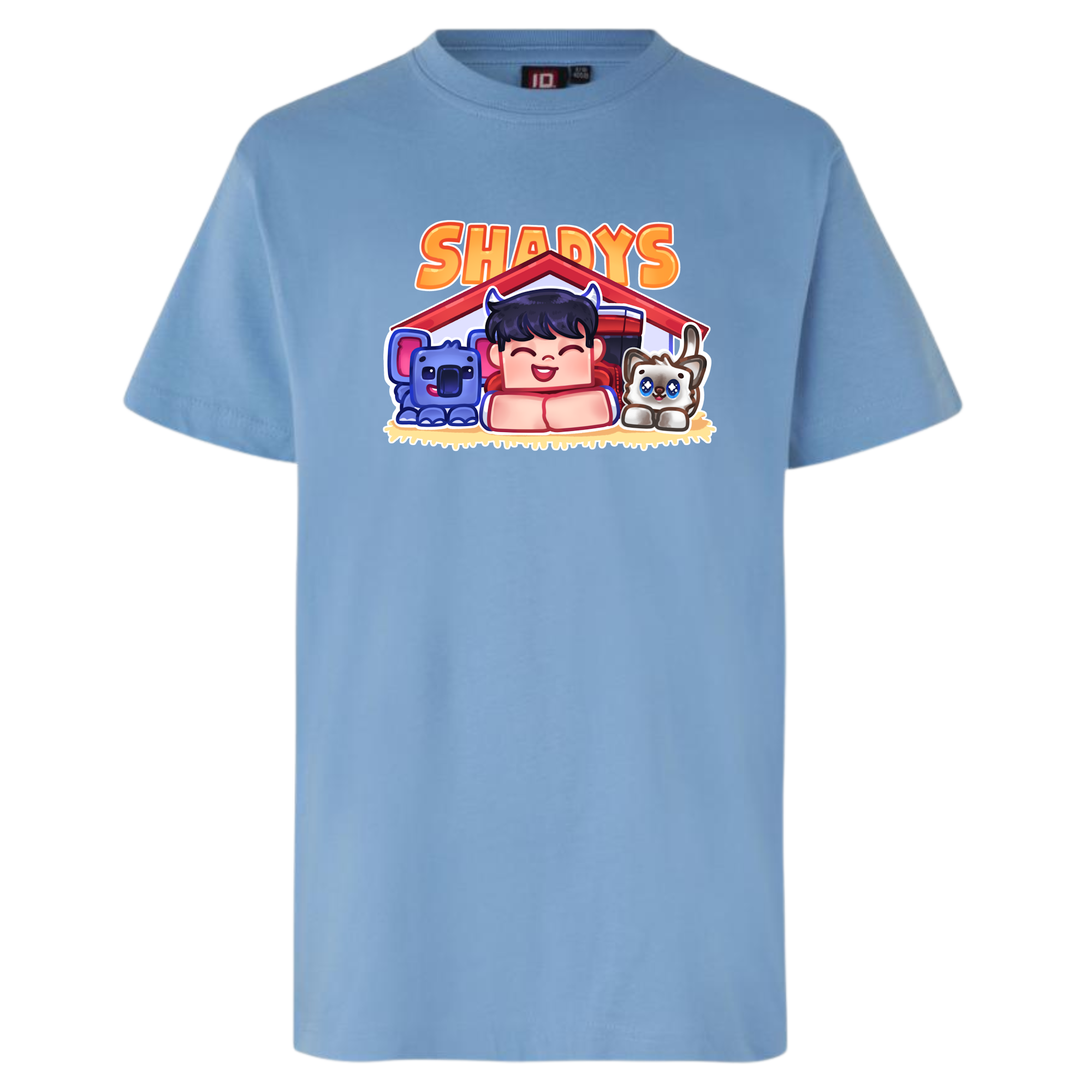 Shadys Kæledyr Tee Lyseblå  -shirt Geekd Dk