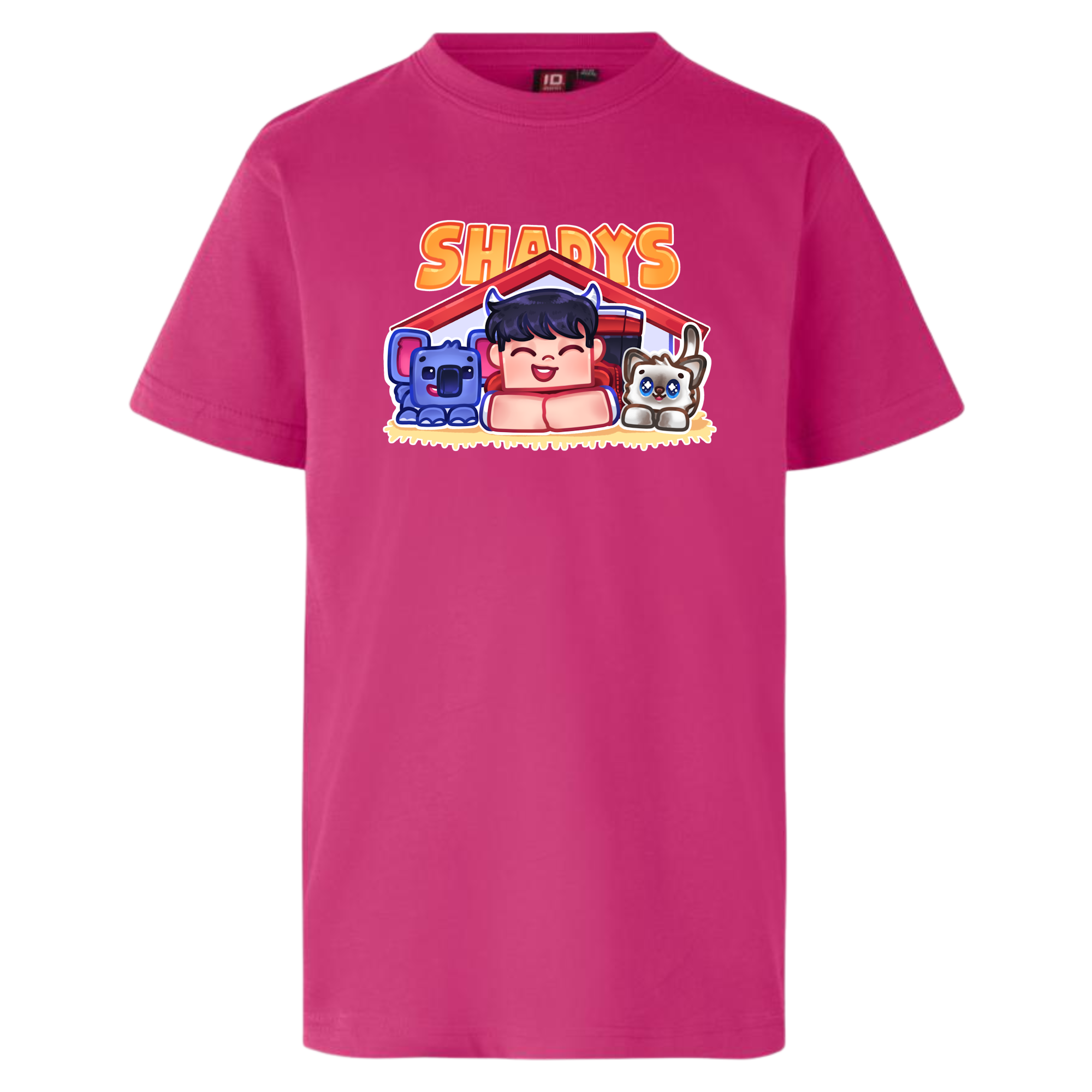 Shadys Kæledyr Tee Lyserød  -shirt Geekd Dk