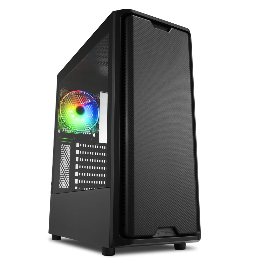 Sharkoon Sk3 Rgb  Tower Case  Black