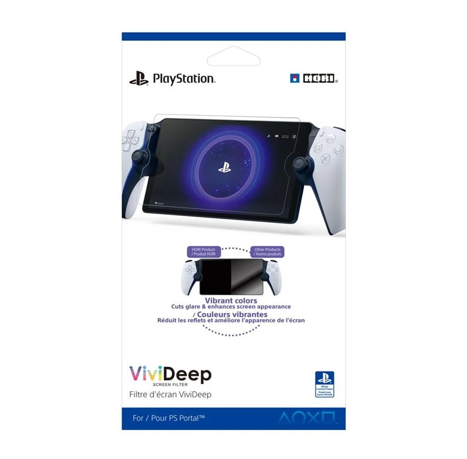 Hori Vivideep Screen Filter For Playstation Portal Remote Player Transparent Skærmbeskyttelse Geekd Dk