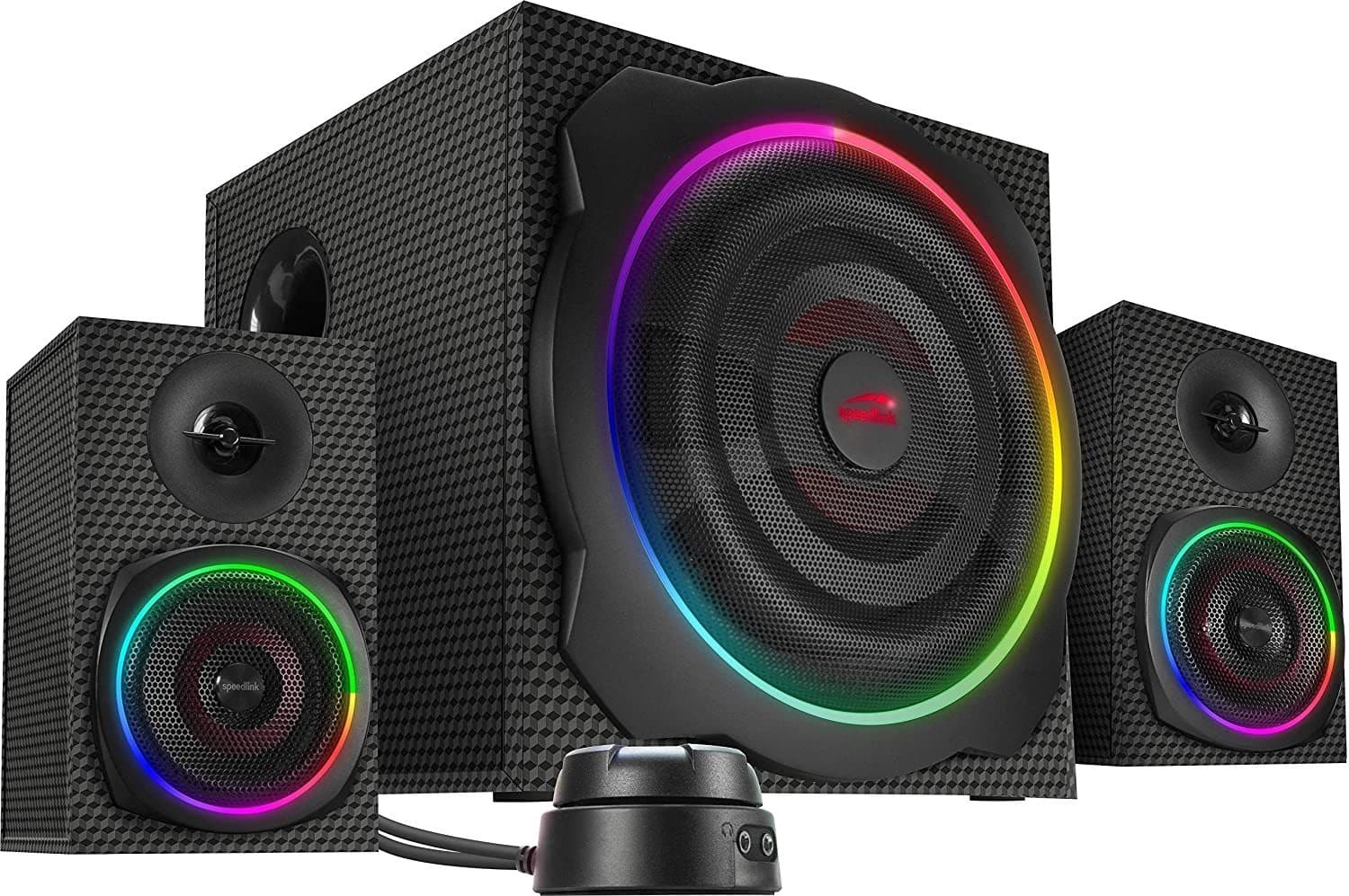 Speedlink Gravity Carbon Rgb     Gaming Højtaler System Højttaler Geekd Dk