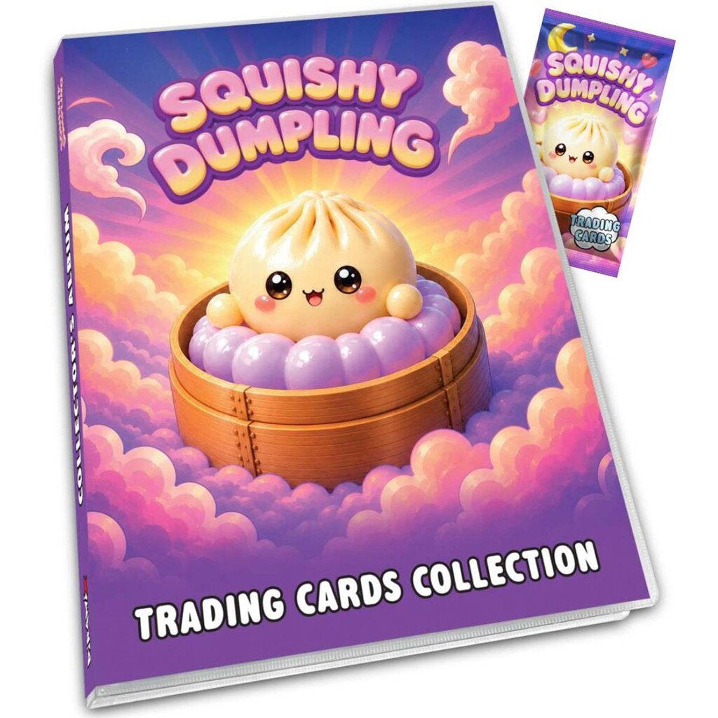 Squishy Dumplings Album Inkl    Foliepakke Toys Trading Card Geekd Dk