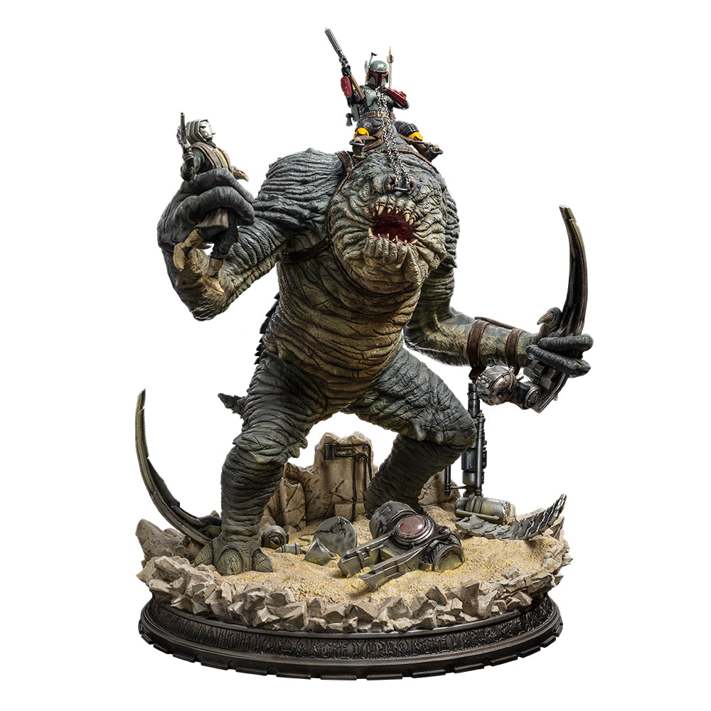 Star Wars Boba Fett   Rancor   Demi Scale   20 Statue Geekd Dk