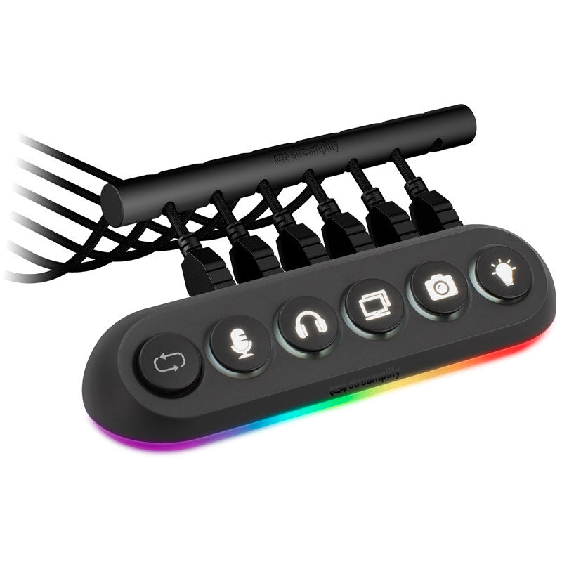 Streamplify Hub Deck   Slot  Rgb  12v Black