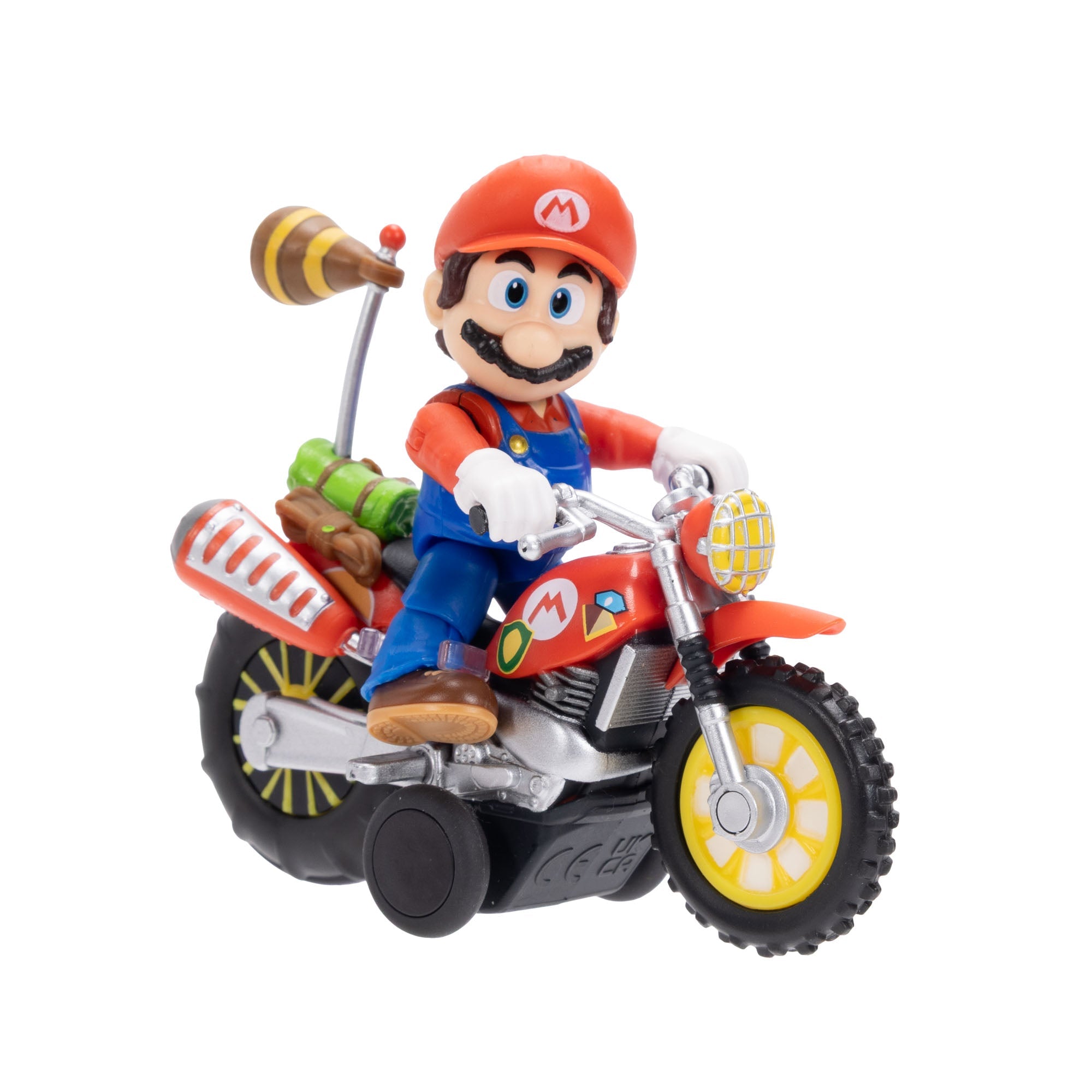 Super Mario Galaxy Movie Mario With Vehicle   12 Cm Figur Geekd Dk