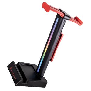 Surefire Vinson N2 Dual Gaming Rgb Mf Headset Stand  Sort Headset Stander Geekd Dk