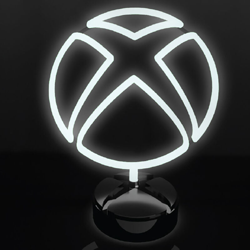 Tabel Lamp Xbox Logo Neon White 22   Cm