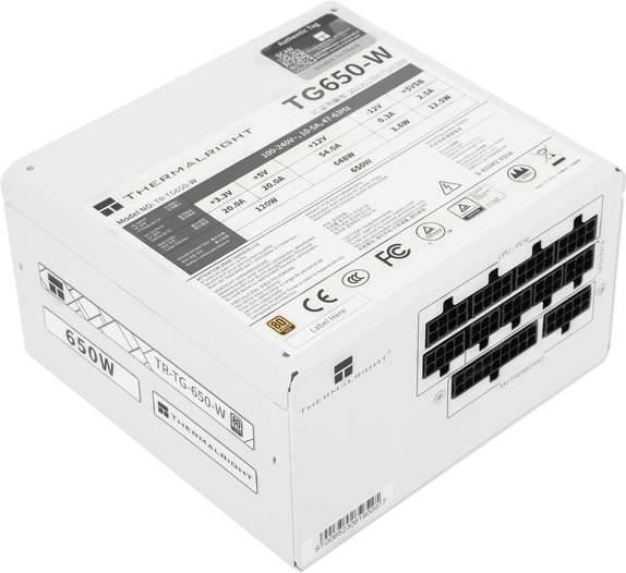 Thermalright Tr-tg 650s-  Hvid- Psu  80  Gold  650w  Non-modular Geekd Dk