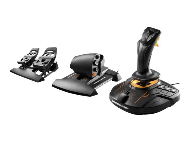 Thrustmaster   16000m Fcs Flight Pack Joystick  Speeder Og Pedaler Geekd Dk