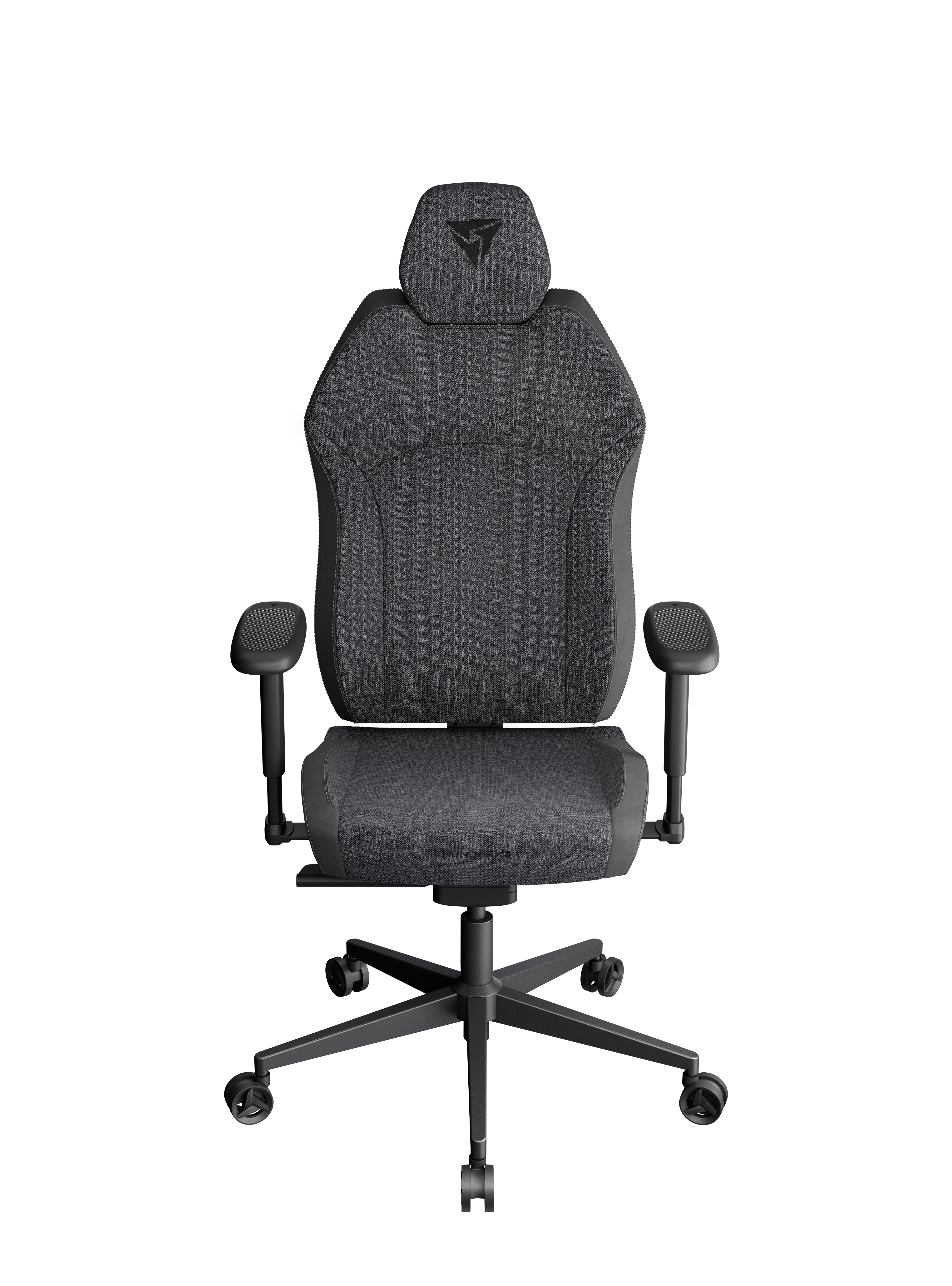 Thunderx3 Tx3 Solo   Loft Air Dark Grey Kontorstol Med Sync4 Og 6d Justering  125 Kg Max
