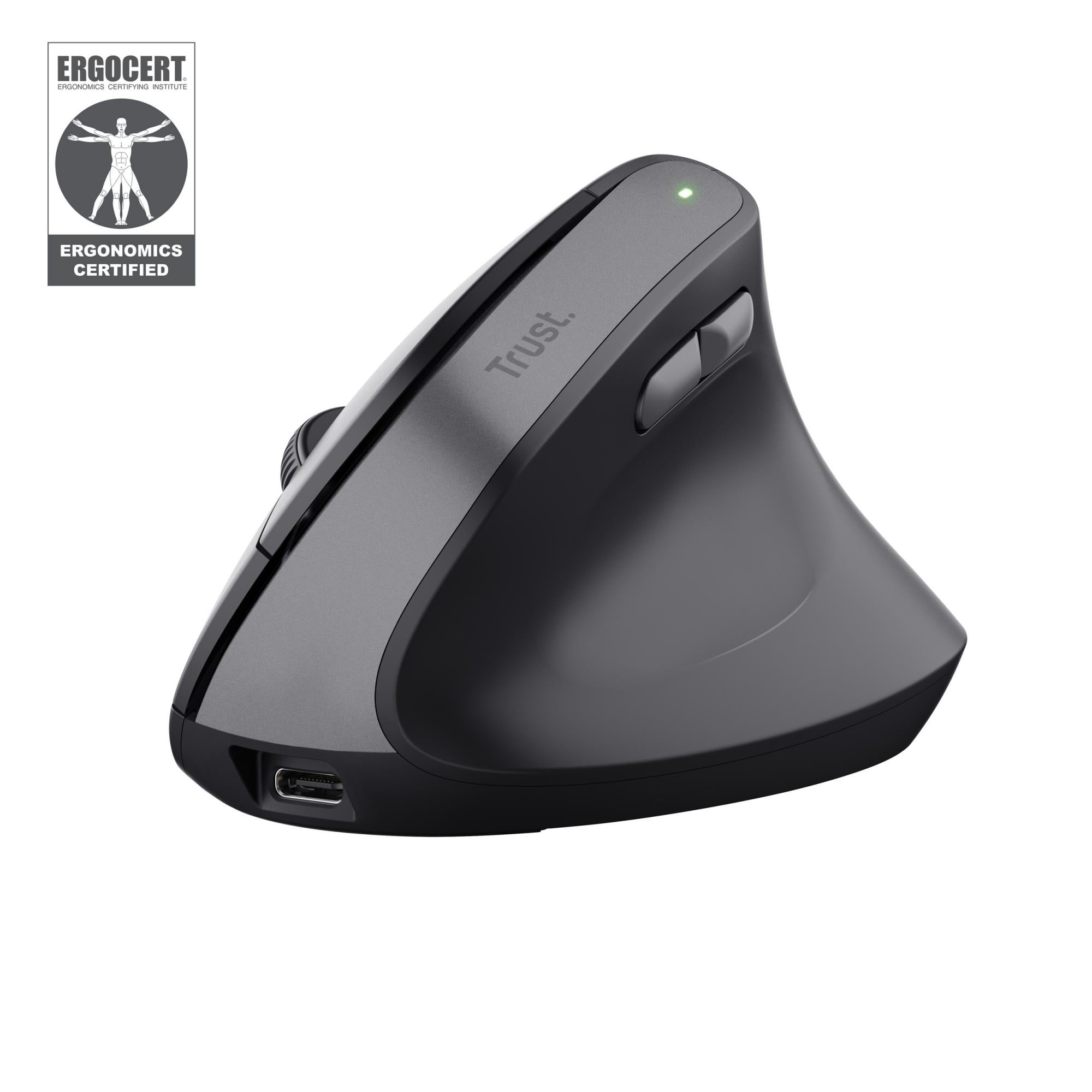Trust Bayo Ii Ergo Wireless Mouse Black Mus Geekd Dk