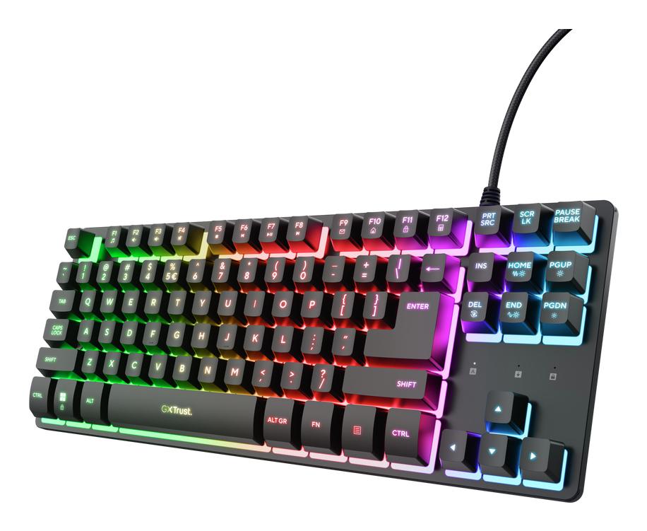 Trust Gxt833 Thado Tkl Keyboard Blk Nd Tastatur Geekd Dk
