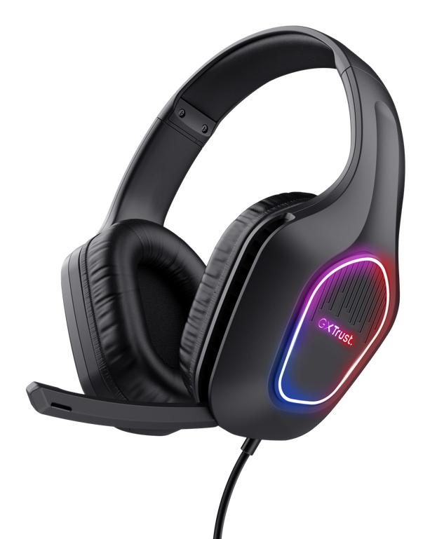 Trust Gxt416 Zirox Led Headset Sort Geekd Dk