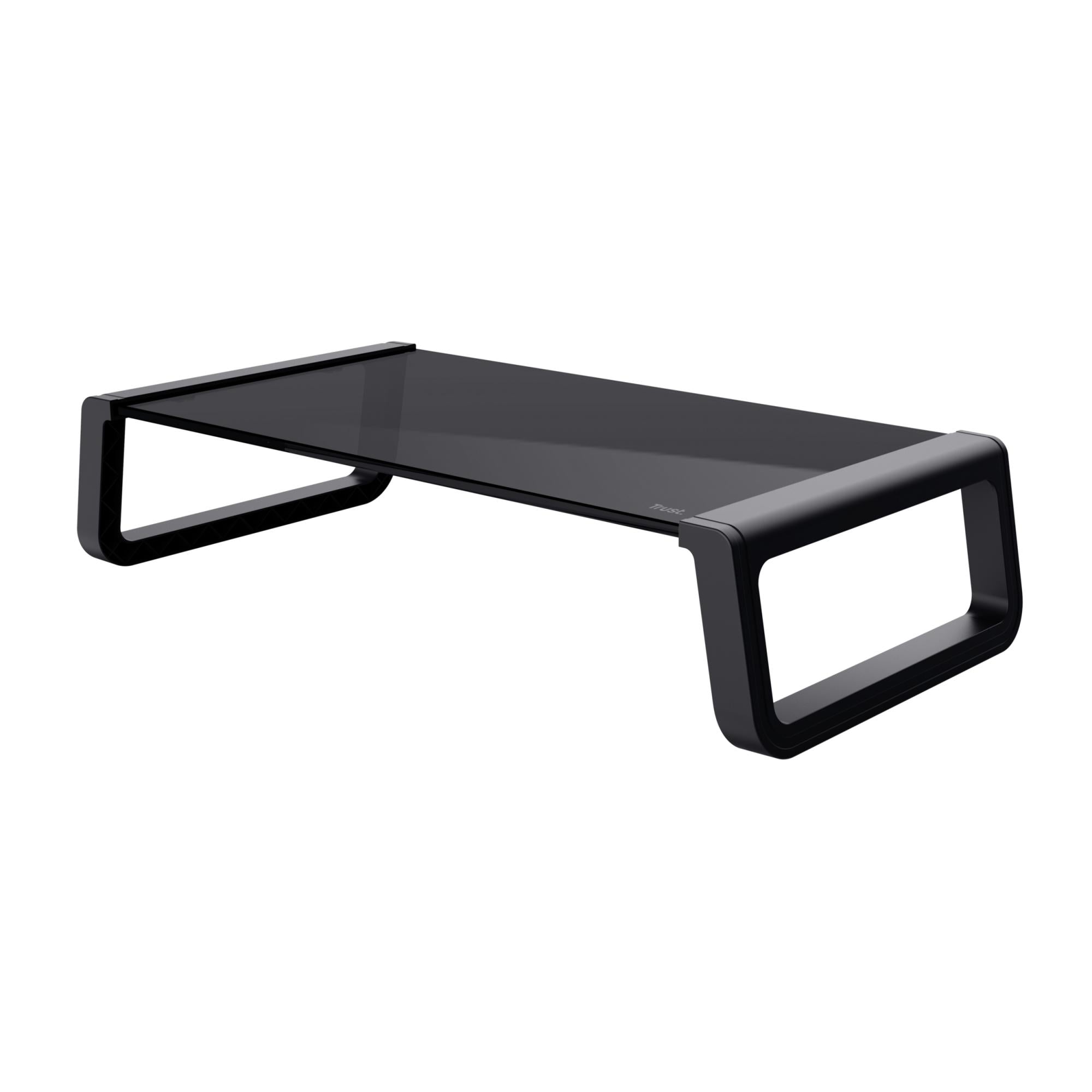 Trust Monta Glass Monitor Stand Sort Skærm Tilbehør Geekd Dk