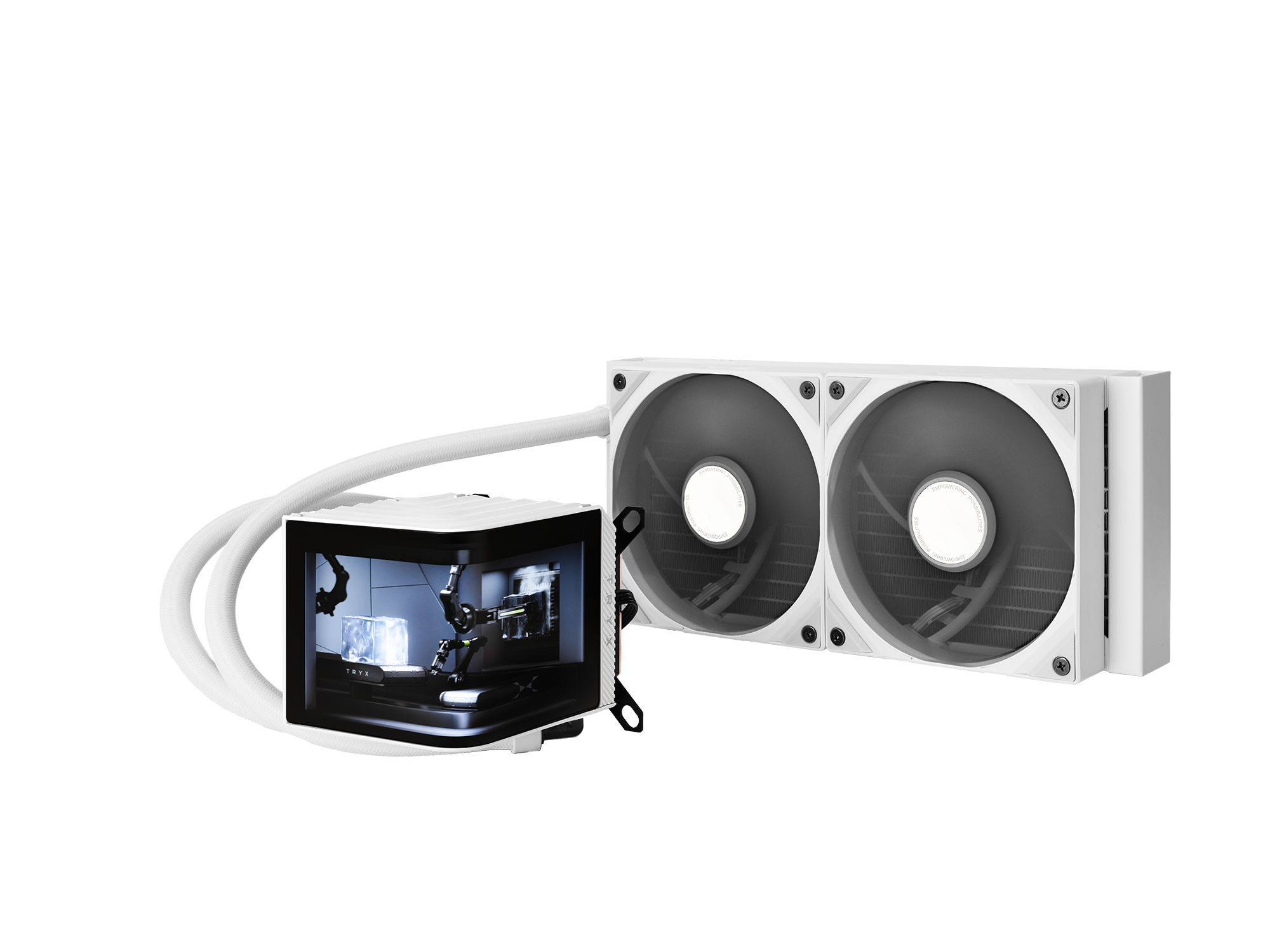 Tryx Panorama 240mm Aio Liquid Cooler Hvid