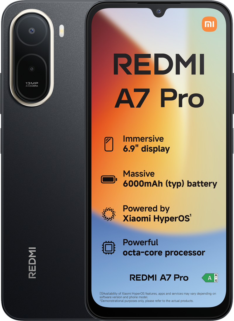 Xiaomi Redmi A7 Pro 4g  128gb Black