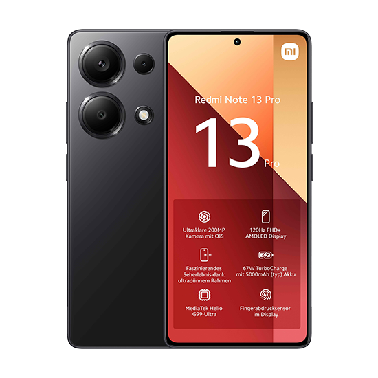 Xiaomi Redmi Note 13 Pro 4g  512gb Black