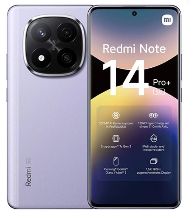 Xiaomi Redmi Note 14 Pro Plus 5g  256gb Lavender Purple
