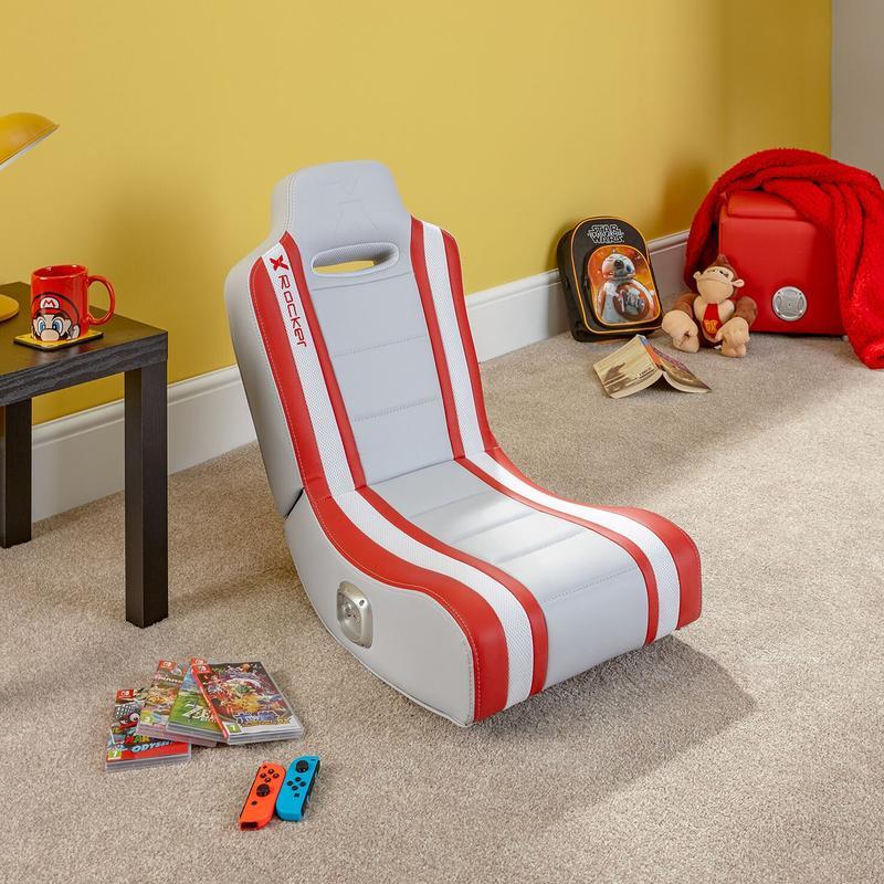 Xrocker Shadow     Floor Rocker Red Stol Geekd Dk